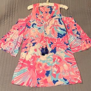 LILLY PULITZER BENICIA TUNIC DRESS XXS EUC